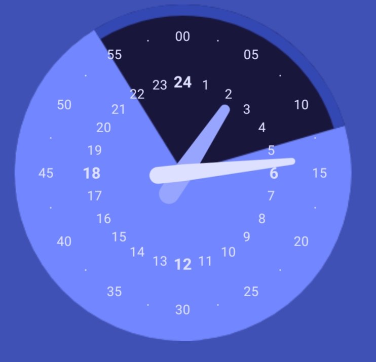 android clock widget