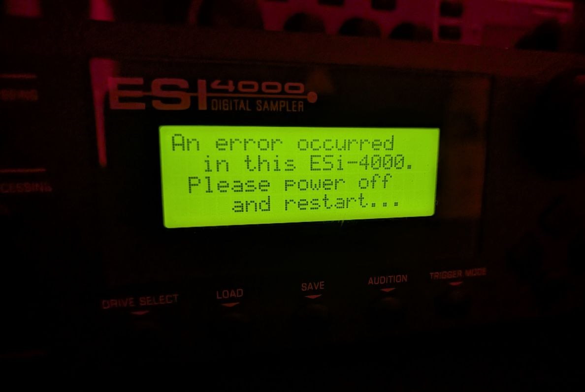esi_4000 error
