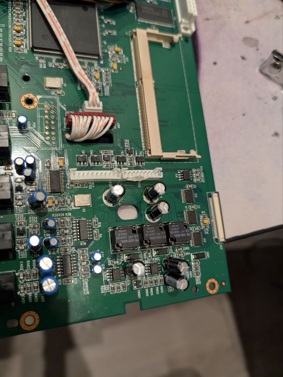 MPC500 capacitors